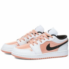 Air Jordan 1 Low GG Sneakers in Madder Root/Black