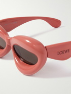 LOEWE - Inflated Round-Frame Acetate Sunglasses