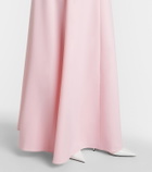 Carolina Herrera Bow-detail crêpe gown