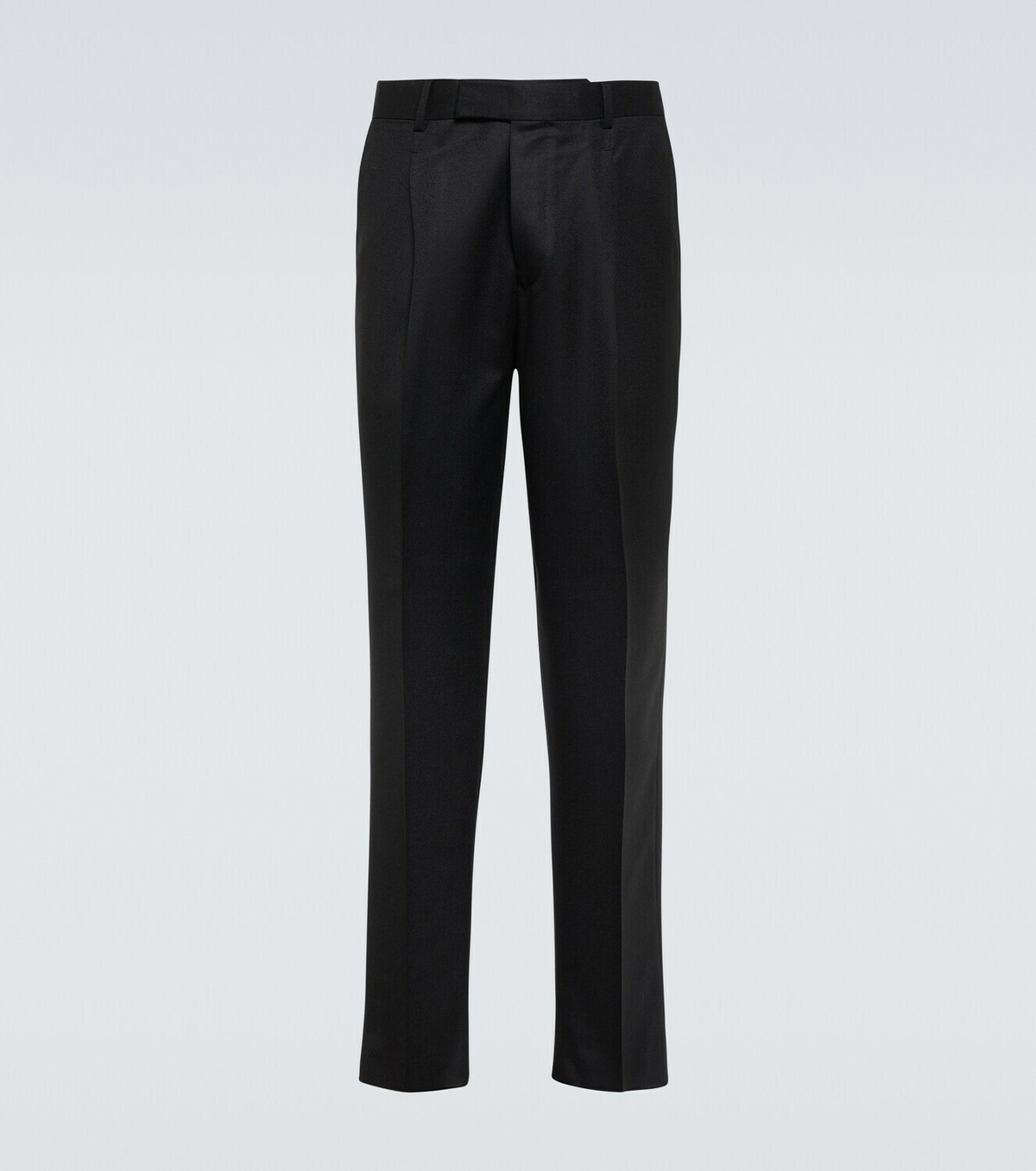 Zegna Mid-rise wool straight pants