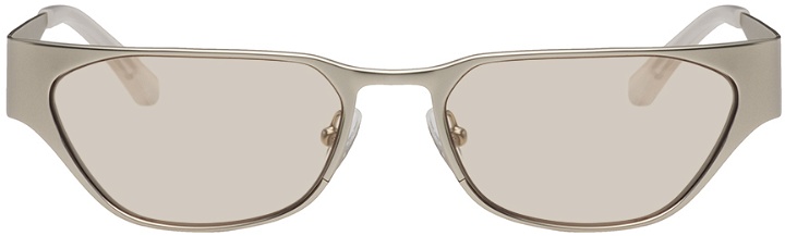 Photo: A BETTER FEELING Silver Paxis Sunglasses