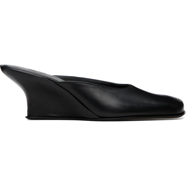 Photo: BY FAR Black Caroo Closed Toe Heels