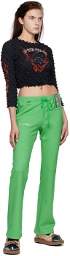 Doublet Green Mobile Phone Lounge Pants