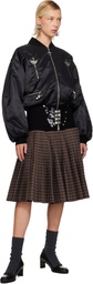 Chopova Lowena Black Glide Bomber Jacket