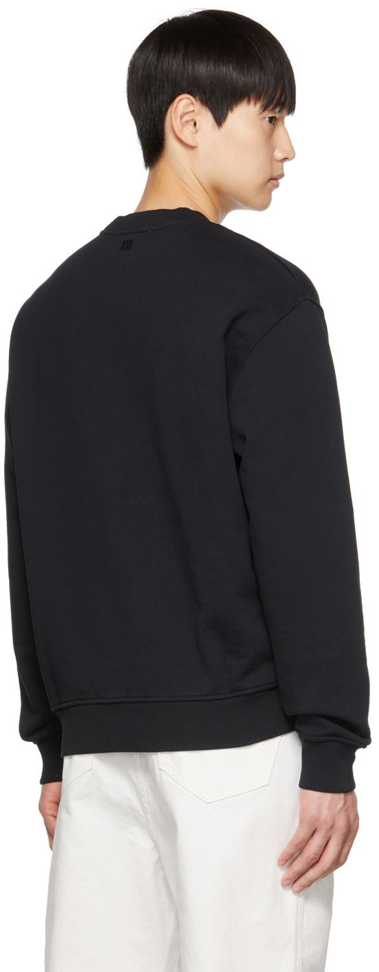 AMI Paris Black Ami de Cœur Sweatshirt