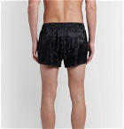 Versace - Short-Length Jacquard Swim Shorts - Black