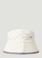 Reflective Bucket Hat in White