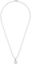 Martine Ali Silver Cary Crystal Necklace