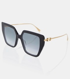 Fendi Baguette oversized sunglasses