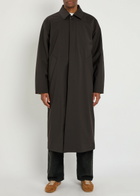 Our Legacy Pinstriped Woven Coat Brown