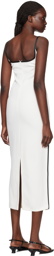 Paris Georgia SSENSE Exclusive White Heart Midi Dress