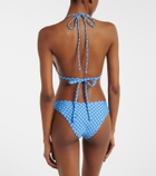 Montce Emma plaid bikini top