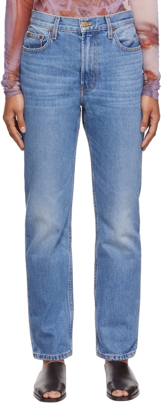 Photo: B Sides Blue Arts Straight Jeans