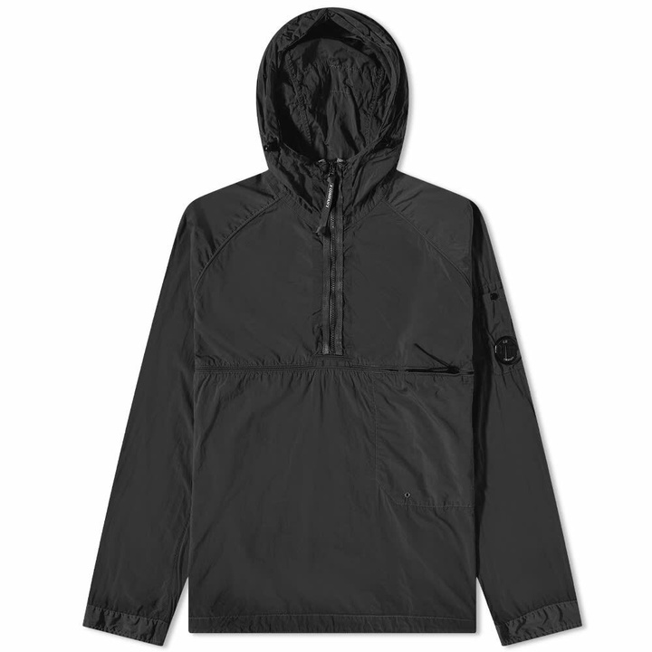 Photo: C.P. Company Men's Popover Hooded Overshirt in Black