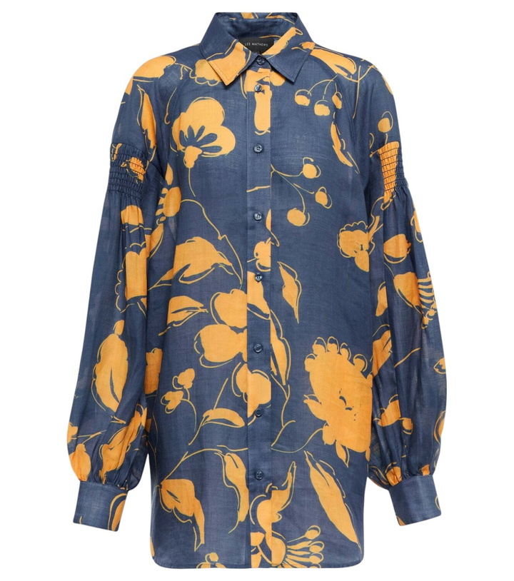 Photo: Lee Mathews Floral ramie shirt