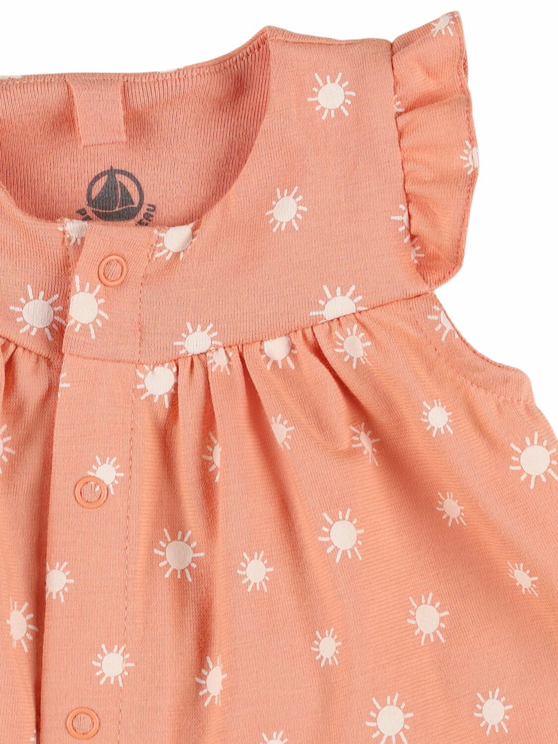 PETIT BATEAU Cotton Jersey Top & Diaper Cover
