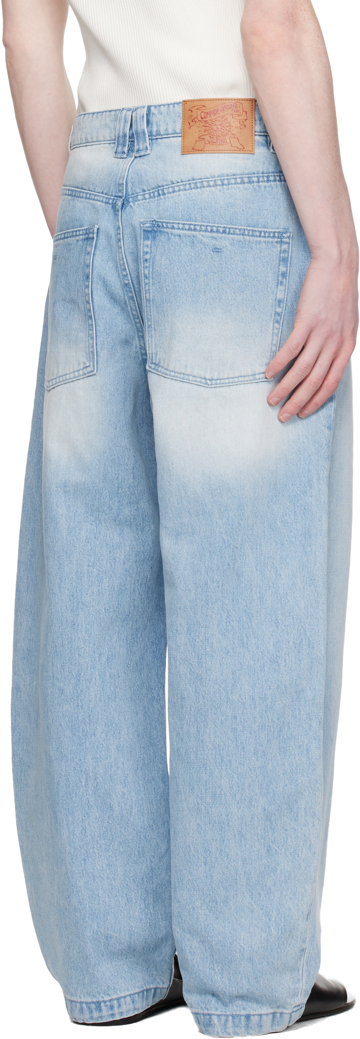 COOR Blue Washed Baggy Fit Jeans