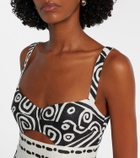 Cala de la Cruz Nara floral linen maxi dress