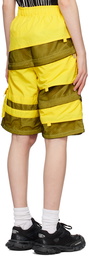 BARRAGÁN Yellow Convertible Shorts