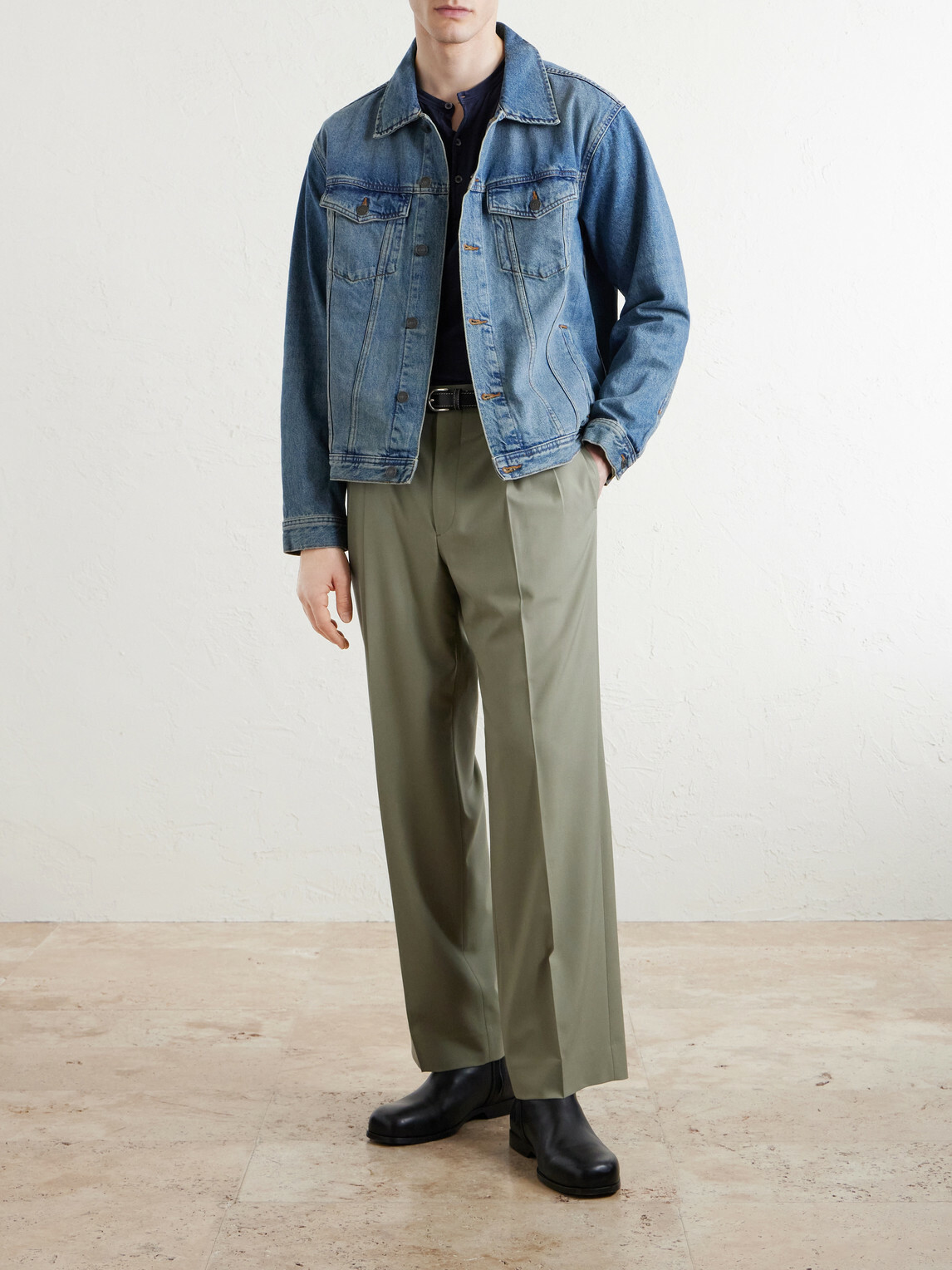 Corridor - Denim Trucker Jacket - Blue