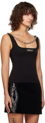 AREA Black 'AREA' Nameplate Tank Top