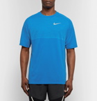 Nike Running - Medalist Mélange Dri-FIT T-Shirt - Men - Bright blue