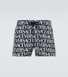 Versace - Logo-printed swim shorts