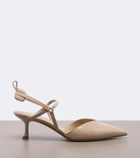 Fendi Very Colibrì patent leather slingback pumps