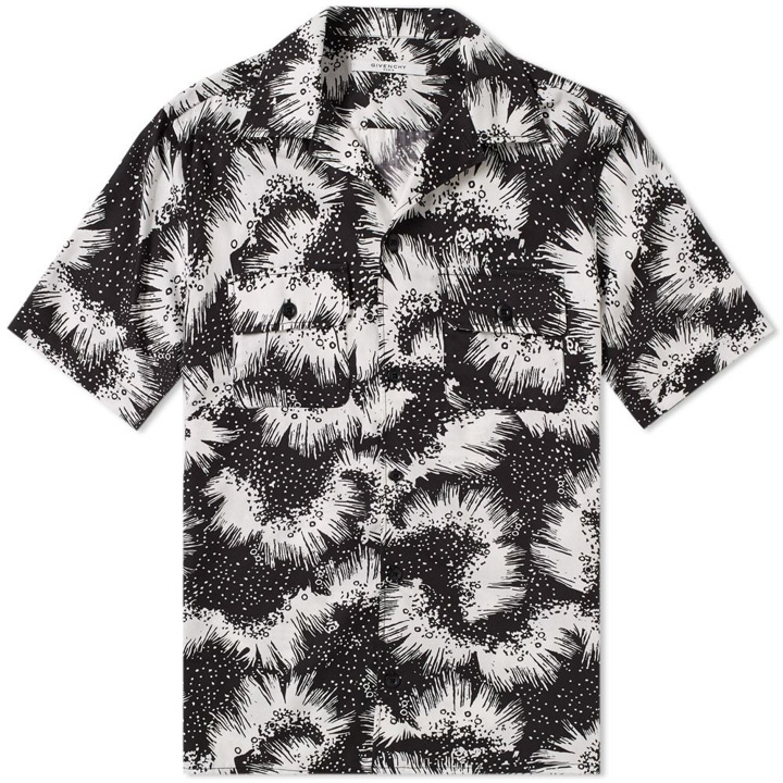 Photo: Givenchy Urchin Print Vacation Shirt Blue