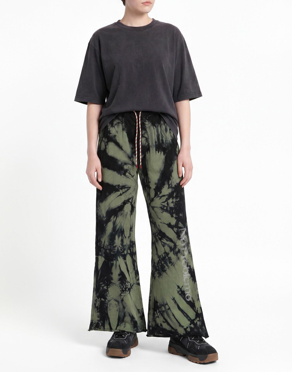 Aries Womens Pants Military in Green