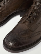 Tricker's - Stow in Dark Leather Boots - Brown
