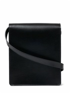 VERSACE - Vertical Leather Logo Messenger Bag