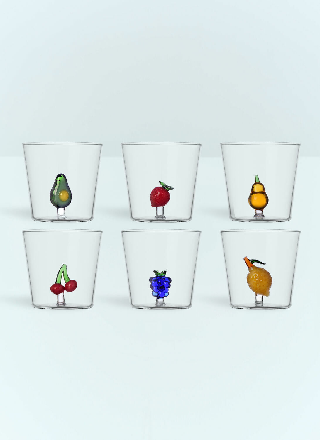 Ichendorf Milano Set Of Six Fruits And Flowers Tumblers