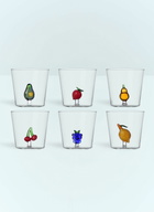 Ichendorf Milano Set Of Six Fruits And Flowers Tumblers