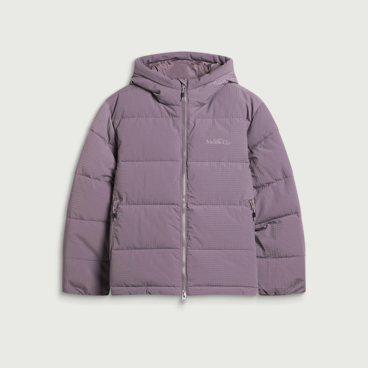 Mellow Clo Men's Summit Puffer Jacket in Rich Plum