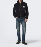 Ralph Lauren Purple Label x MLB shearling-lined twill blouson jacket
