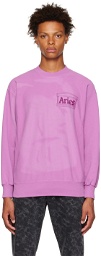 Aries Purple Temple Sweatshirt