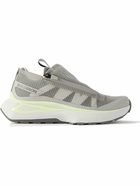 Salomon - Odyssey ELMT Advanced Clear Canvas-Trimmed Ripstop Sneakers - Gray