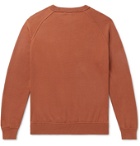 THOM SWEENEY - Slim-Fit Cotton Sweatshirt - Orange