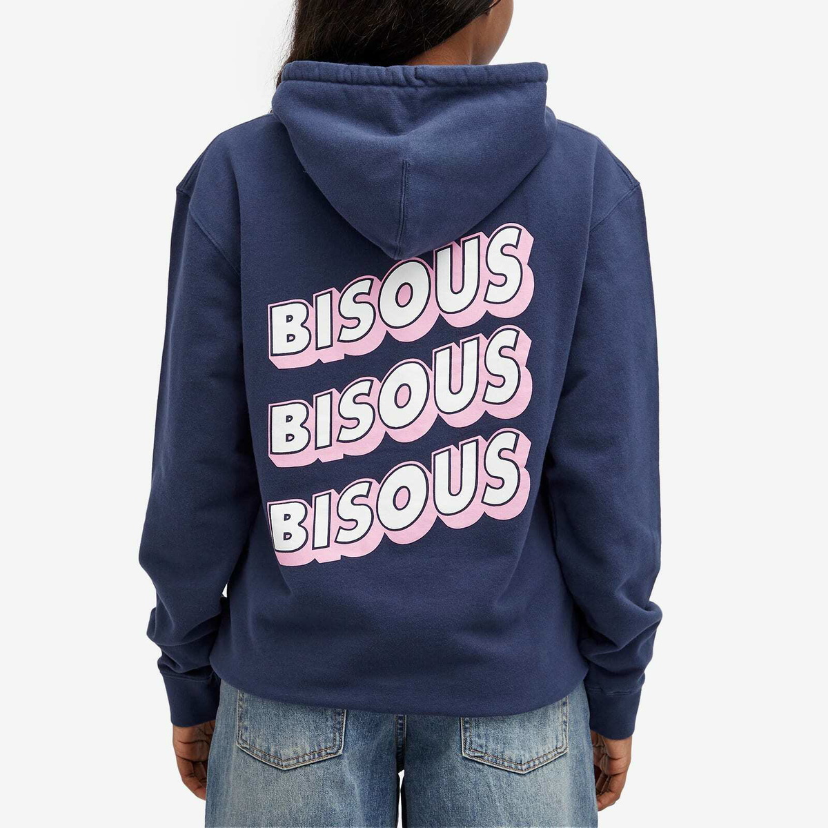 Bisous Skateboards Women's Sonics Hoodie in Navy