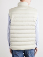 Polo Ralph Lauren - Logo-Embroidered Quilted Shell Down Gilet - Neutrals