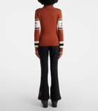Perfect Moment Schild intarsia wool turtleneck sweater