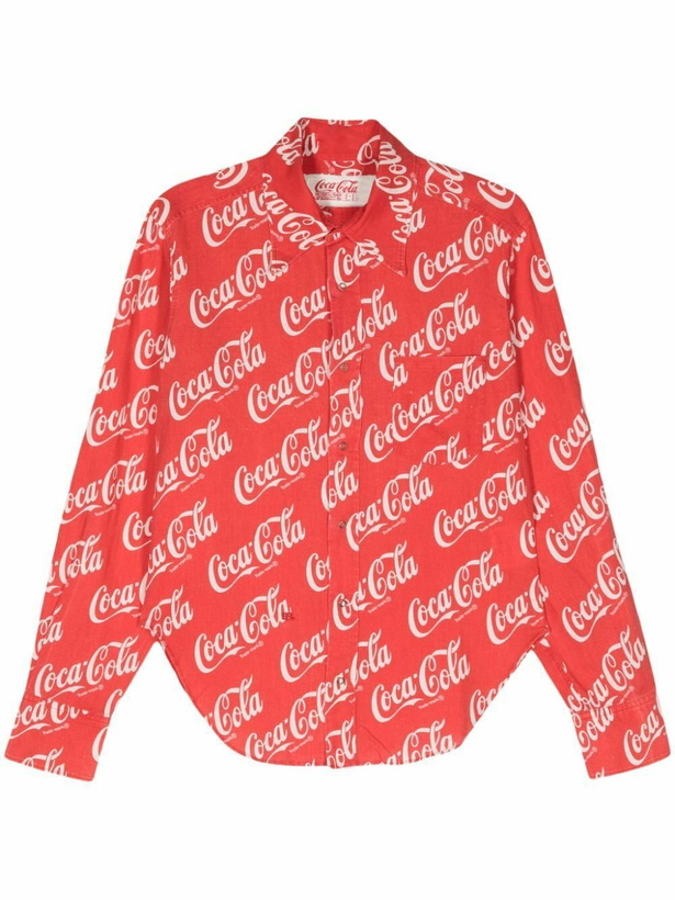 Photo: ERL X Coca-Cola Logo-Print Shirt