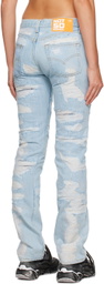 NotSoNormal Blue Destroyed Jeans