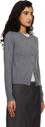 Dunst Gray Essential Crewneck Knit Cardigan
