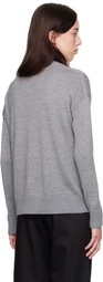 Max Mara Leisure Gray Superbo Turtleneck