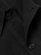 Story Mfg. - French Checked Organic Cotton Jacket - Black