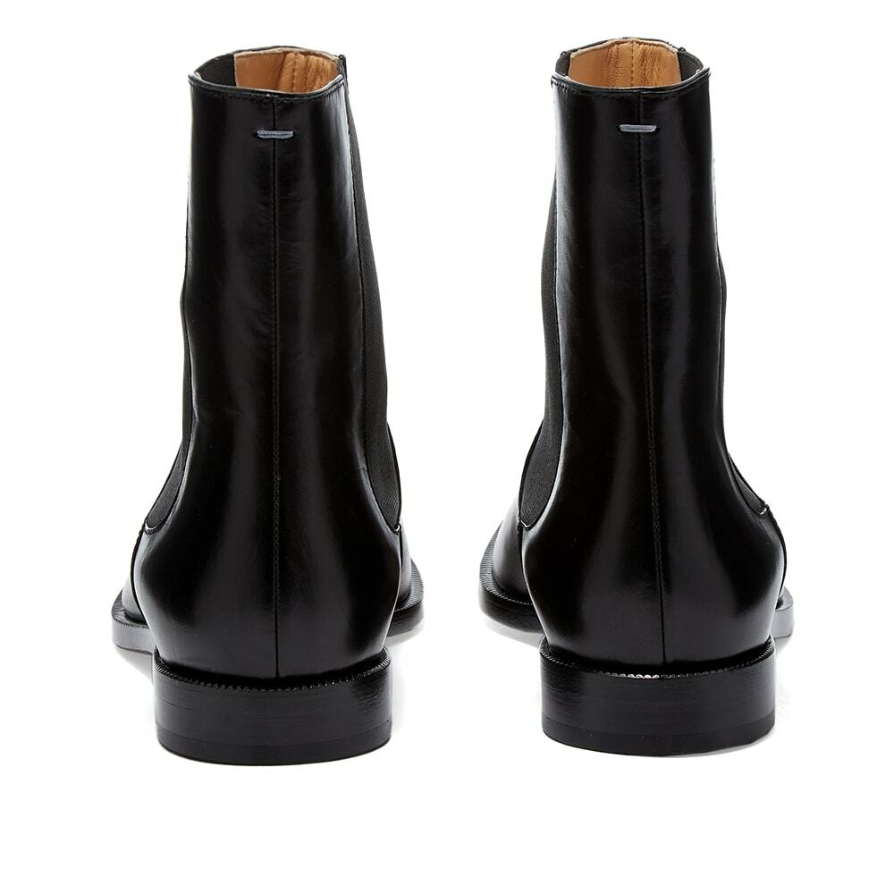MAISON MARGIELA★素敵！Leather Chelsea boots Maison Margiela Tabi Leather Chelsea Boots | Black | FARFETCH