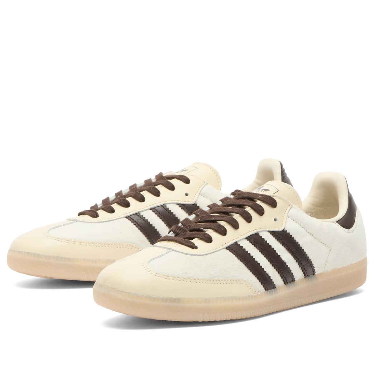 Adidas Samba Og Sneaker in Cream White/Mystery Brown/Gum4