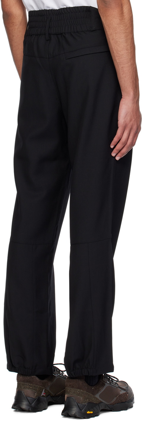 GR10K Black Storage Boot Trousers